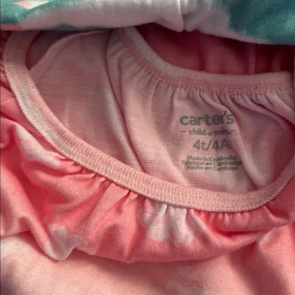 Carter's Pink and Blue Kids' Pajama Set - Picture 2 of 4